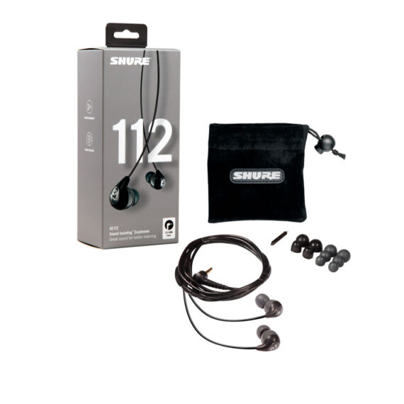 Shure SE112-GR Audífonos in-ear Profesionales Sound Isolating™