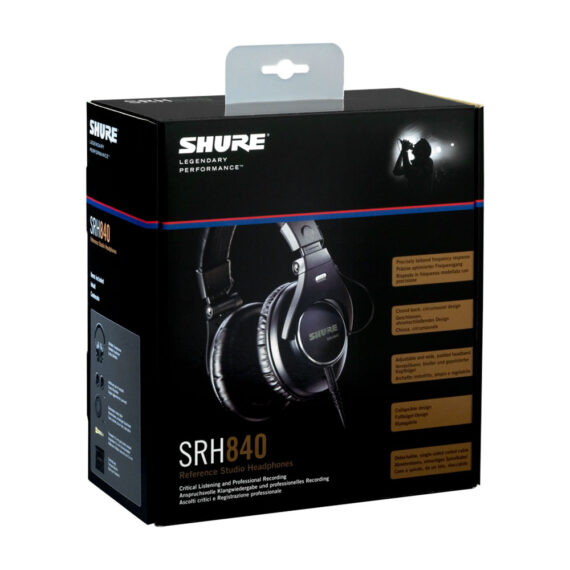 Shure SRH840 Audífonos de Referencia de Estudio