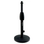 Gator Frameworks GFW-MIC-0601 Pedestal de Microfono de Escritorio con base redonda y Embrague Giratorio