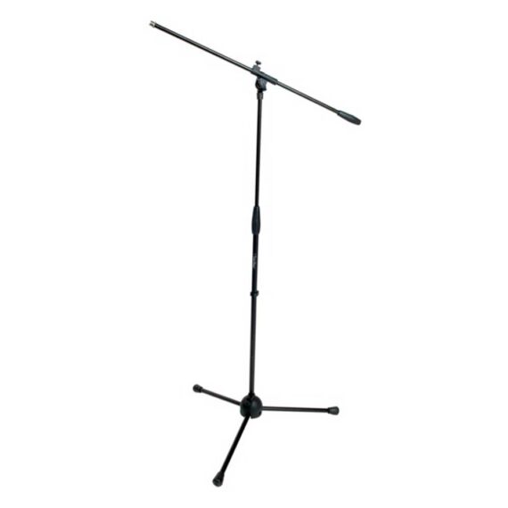 Proel RSM180 Pedestal de micrófono con pluma, base de nylon trípode