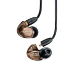 Shure SE535-V+BT1 Bronce Auriculares inalámbricos con Aislamiento de Sonido con cable de comunicación habilitado con Bluetooth