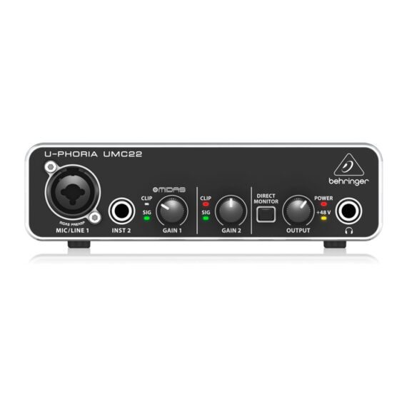 Behringer U-Phoria UMC22 Interfaz de audio USB