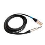 Cable Amphenol y Conectores Neutrik XLR Macho a TRS 1/4 de 2.5 Metros