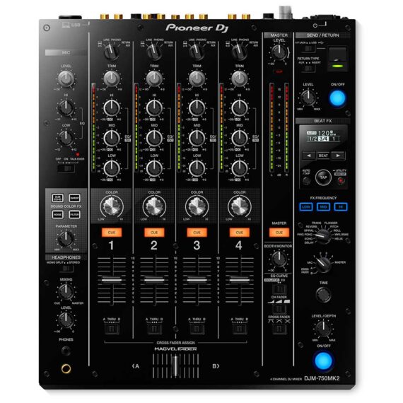 Pioneer DJ DJM-750MK2 Mezclador DJ de 4 Canales