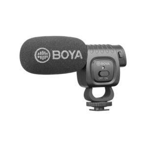 BOYA BY-BM3011 Micrófono de escopeta cardioide montado en cámara
