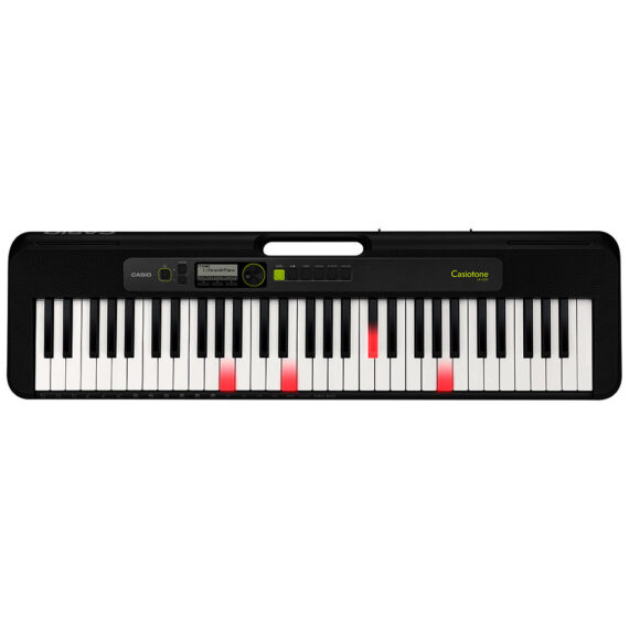 Casio Casiotone LK-S250 Piano Digital Portátil con Capacidad de Respuesta Táctil de 61 Teclas (Negro)