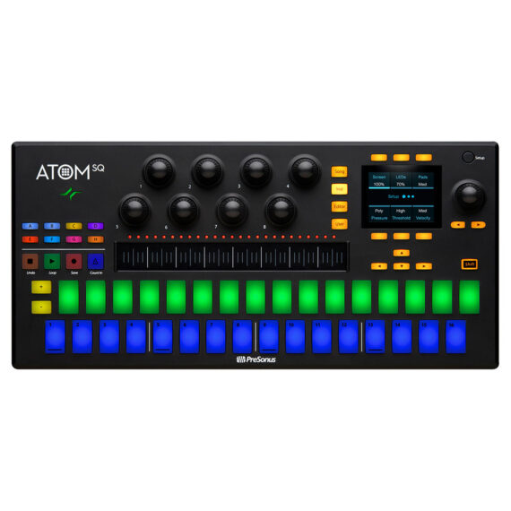 PreSonus ATOM SQ Keyboard / Pad Hybrid MIDI Keyboard / Pad Controlador de Rendimiento y Producción