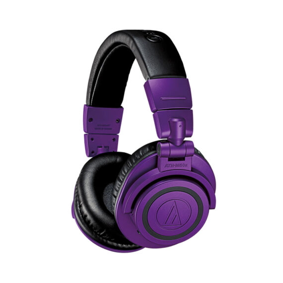 Audio-Technica ATH-M50XBTPB Audífonos Bluetooth Edición Limitada Estudio Color Purpura
