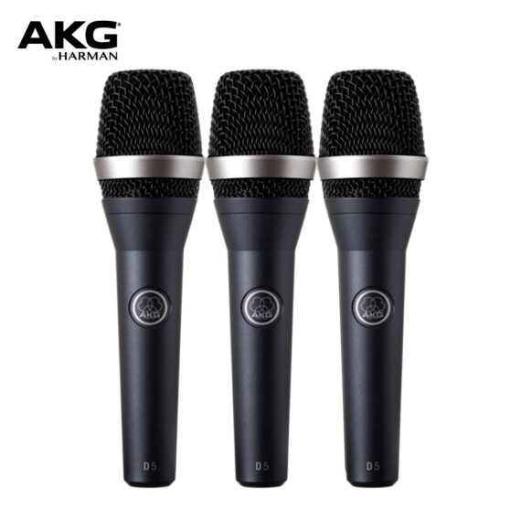 AKG D5 Microfono de Mano Dinamico 3-Pack