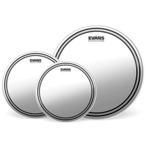 Evans EC2S Clear Fusion Pack (10", 12", 14" HD Dry Snare Bateador (EPP-EC2SHDD-F)