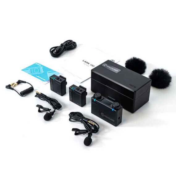 Hollyland LARK 150 Sistema de microfono inalambrico digital compacto para 2 personas