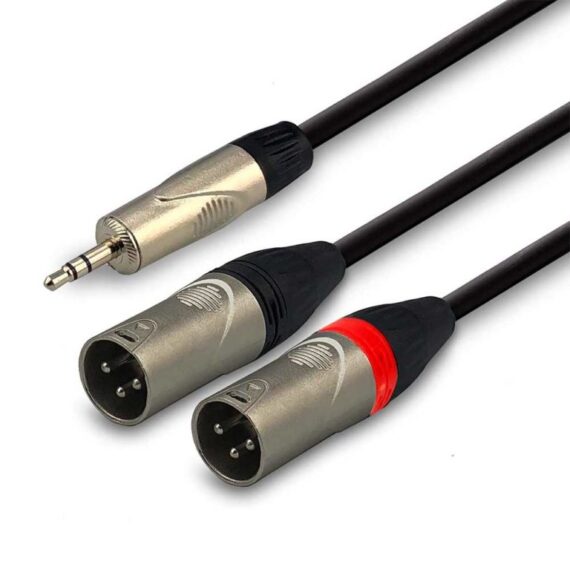 🧇 Cable Mini Plug 3.5mm Stereo a XLR Macho (7Metros) - ADN Tecnology Perú