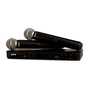 Shure BLX288/SM58 Sistema de microfono de mano inalambrico de dos canales